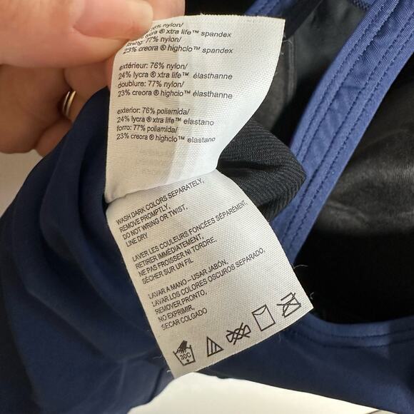 Speedo Navy Blue One Piece Endurance Swimsuit Size 12 - Picture 7 of 7